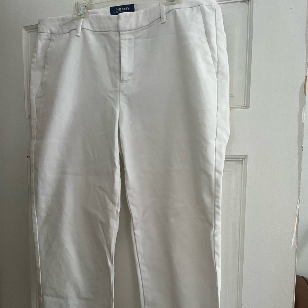 White summer pants